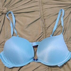 Betsey Johnson Sky Blue Bra